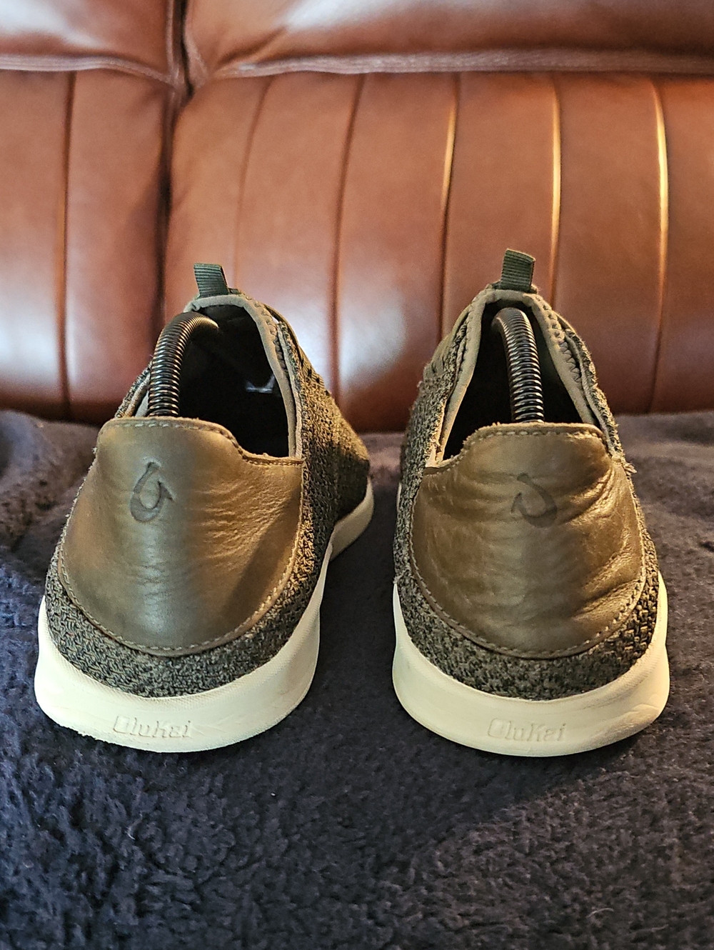 OLUKAI ALAPA LI Men's (US M10.5) Sage green slip-on sneakers - Picture 7 of 16